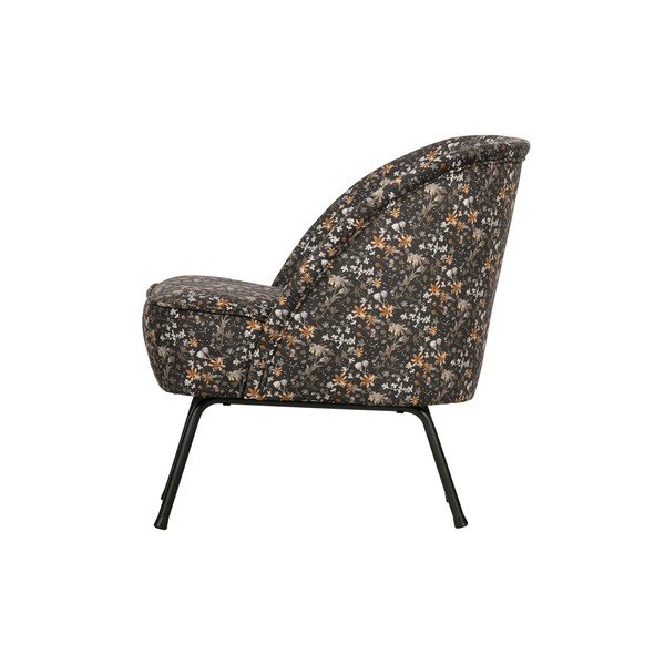 Poltrona a fiori neri Vogue - BePureHome-image-3
