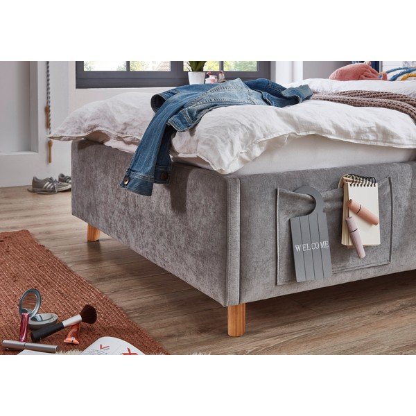 Letto da bambini grigio rete non inclusa 120x200 cm Cosy – Meise Möbel-image-3