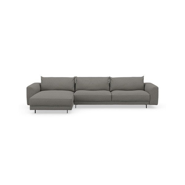 Divano angolare variabile grigio Samba - Furninova-image-1
