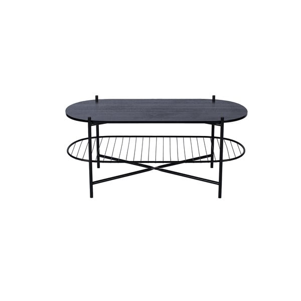 Tavolino ovale nero Joe - Bonami Selection-image-1