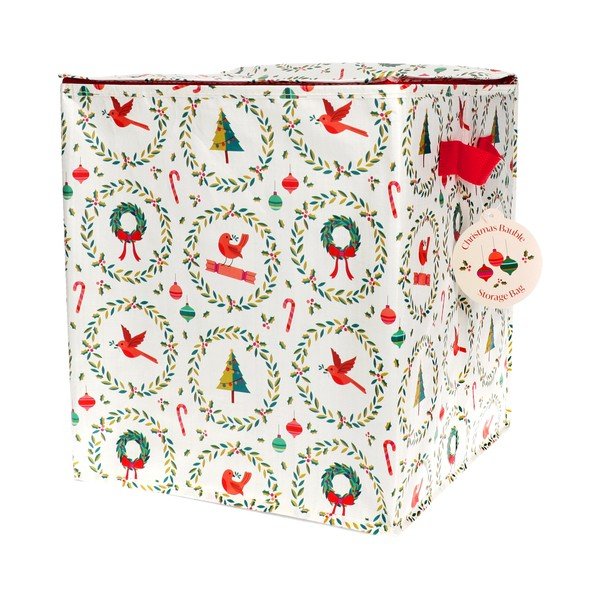Organizer per vestiti in plastica riciclata 32x32x35 cm Classic Christmas – Rex London-image-4