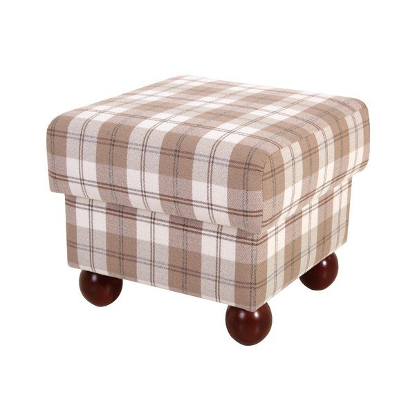 Divano a scacchi marrone Monarch Chenille - Max Winzer