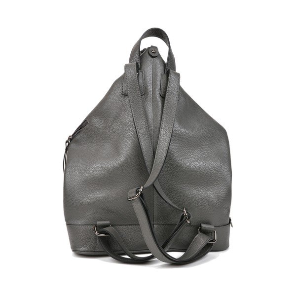Zaino in pelle grigia Chic - Carla Ferreri-image-1