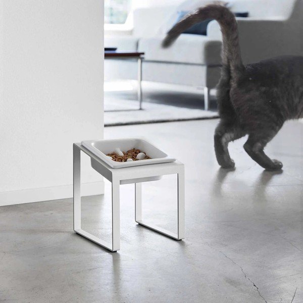 Ciotola con supporto in ceramica per animali domestici Nooks – YAMAZAKI-image-1