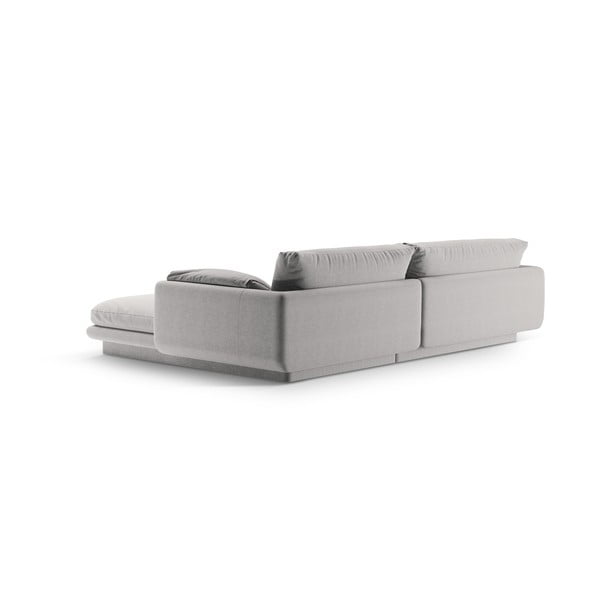 Divano angolare grigio chiaro (angolo sinistro) Torino - Micadoni Home-image-3