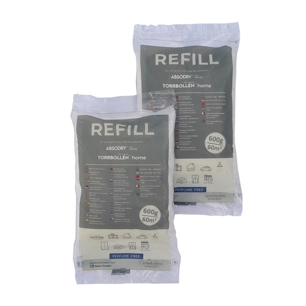 Cartucce di ricambio per deumidificatore 2 pezzi Absodry Duo Family Bag - Everbrand Sweden