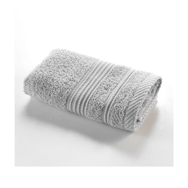 Asciugamano tipo terry grigio chiaro in cotone 30x50 cm Tendresse – douceur d'intérieur