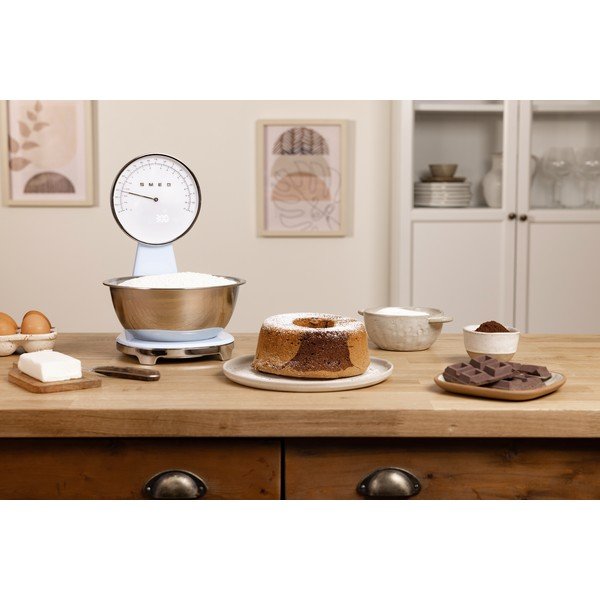 Bilancia da cucina digitale azzurra in plastica – SMEG-image-1
