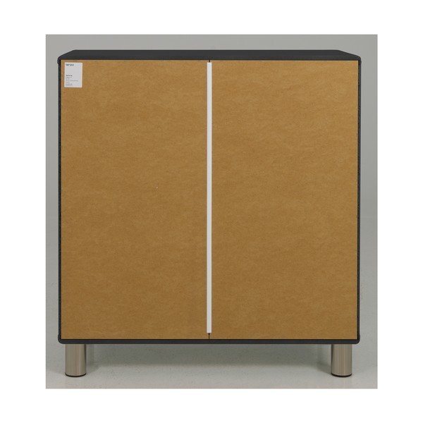 Cassettiera alta nera 86x92 cm Malibu - Tenzo-image-1
