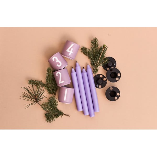 Candelieri in porcellana in set da 4 pezzi Mini - Design Letters-image-2