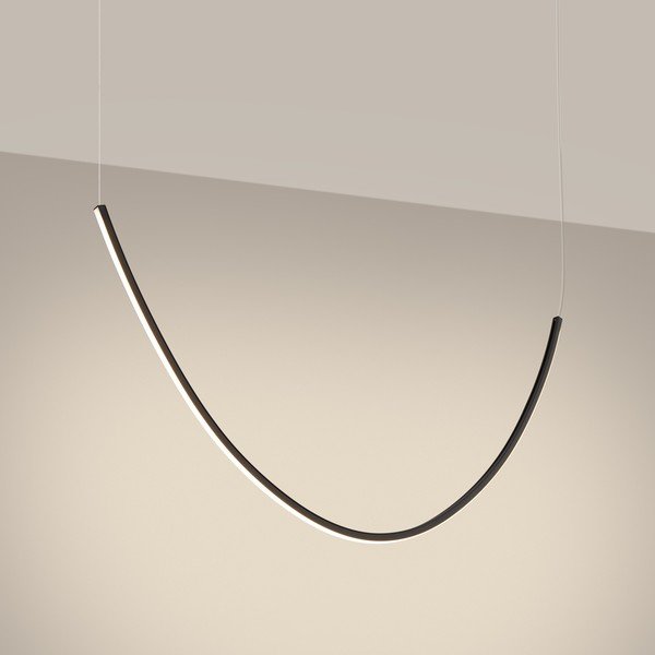 Lampadario LED nero in alluminio ALVAR – Thoro-image-1