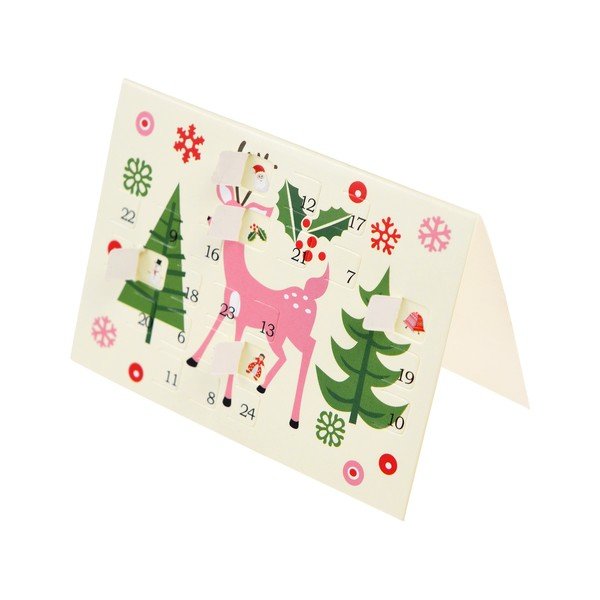 Biglietto di Natale con design a calendario dell'avvento - Rex London-image-1