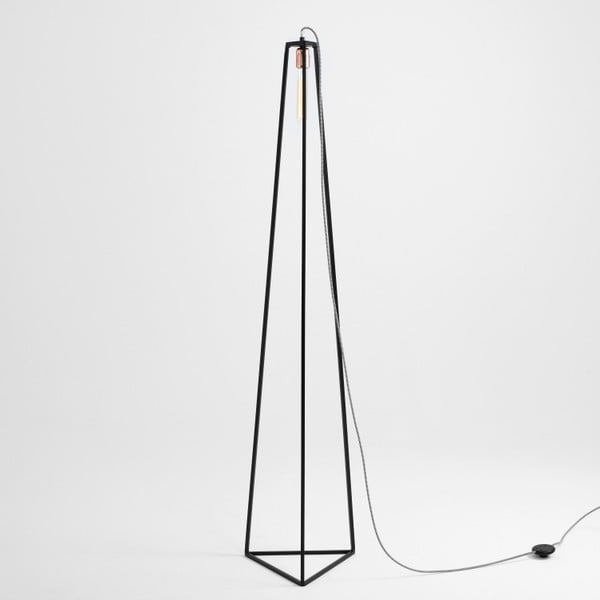 Lampada da terra nera Forma personalizzata Trimetric - CustomForm-image-4