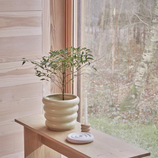 Panchina di colore naturale in legno massiccio Kotai – OYOY Living Design-image-3