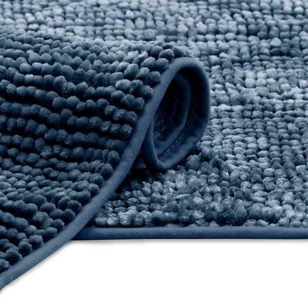 Set di 2 tappetini da bagno blu scuro Bati - AmeliaHome-image-3