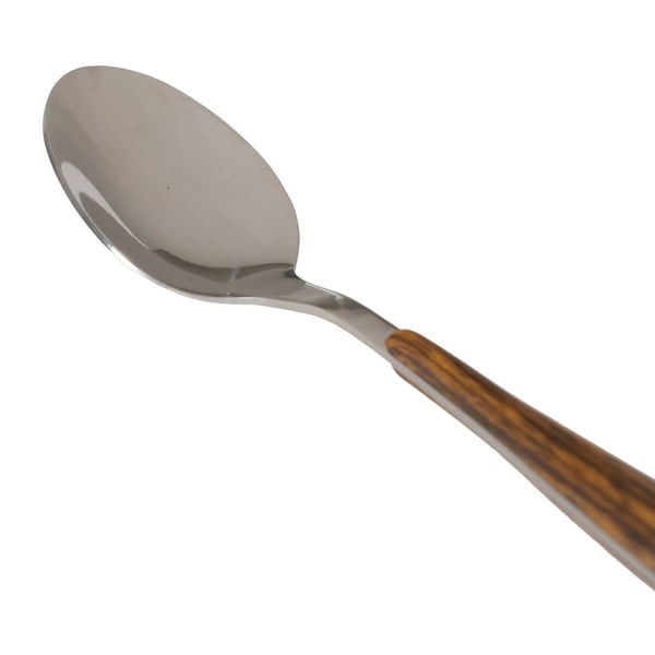 Posate in acciaio inox marrone e argento 24 pezzi - Ixia-image-4