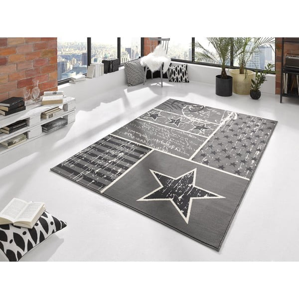 Tappeto grigio City & Mix , 140 x 200 cm Stars - Hanse Home-image-1