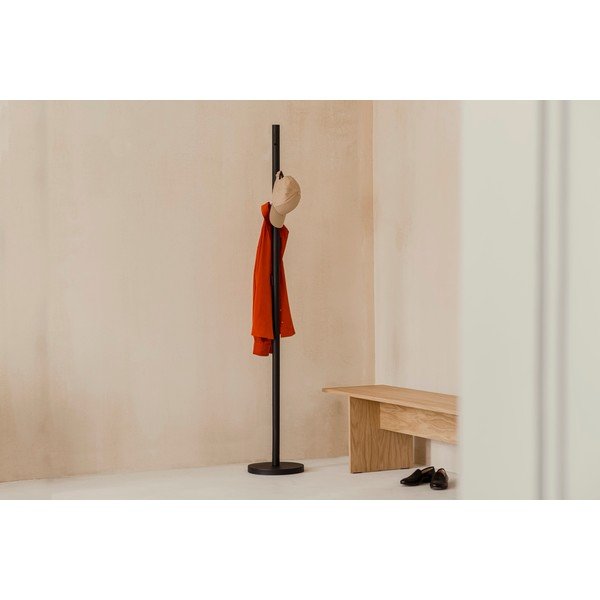 Appendiabiti nero in metallo ø 25x183 cm Yuko – noo.ma-image-2