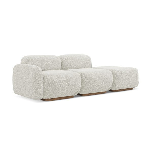 Chaise lounge componibile color crema (con penisola a sinistra) Ailani – Makamii-image-3