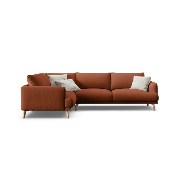 Divano angolare color terracotta (con penisola a sinistra/con chaise lounge) Naomi – Micadoni -image-2