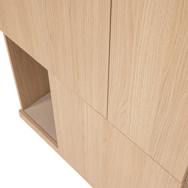 Mobile componibile di colore naturale 80x215 cm Build – WOOOD-image-4