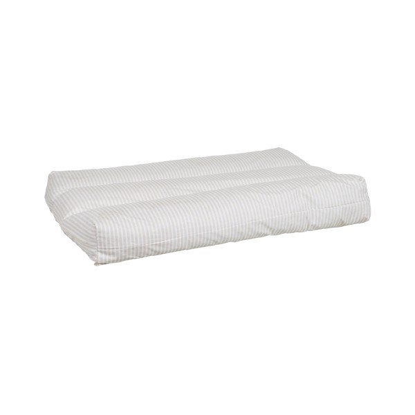 Set di 4 sedie da giardino di pallet bianche e beige 80x112 cm - Ixia-image-4