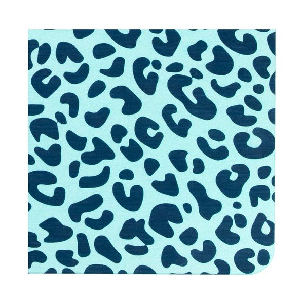 Tappeto da bagno azzurro 39x60 cm Leopard - Artsy Doormats-image-2