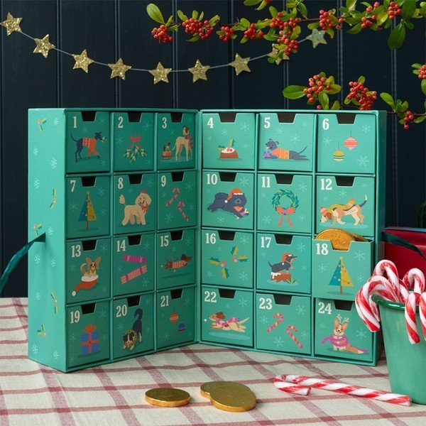 Calendario dell'avvento 37,5 cm Festive Friends – Rex London-image-1