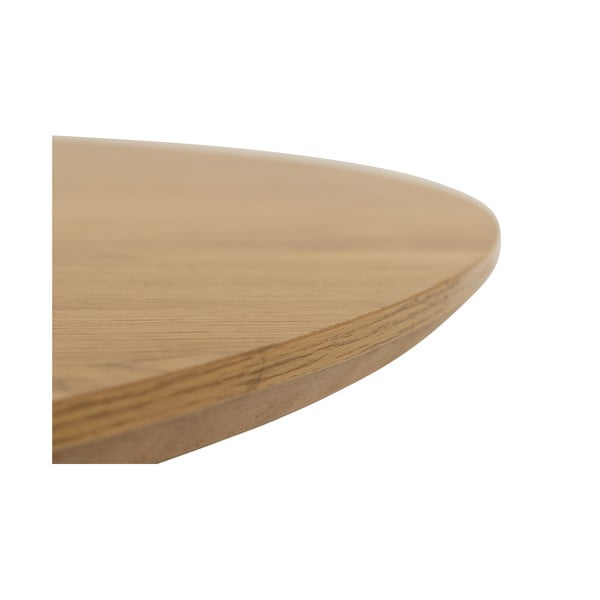 Tavolino rotondo con piano in rovere ø 80 cm Yale - Actona-image-3