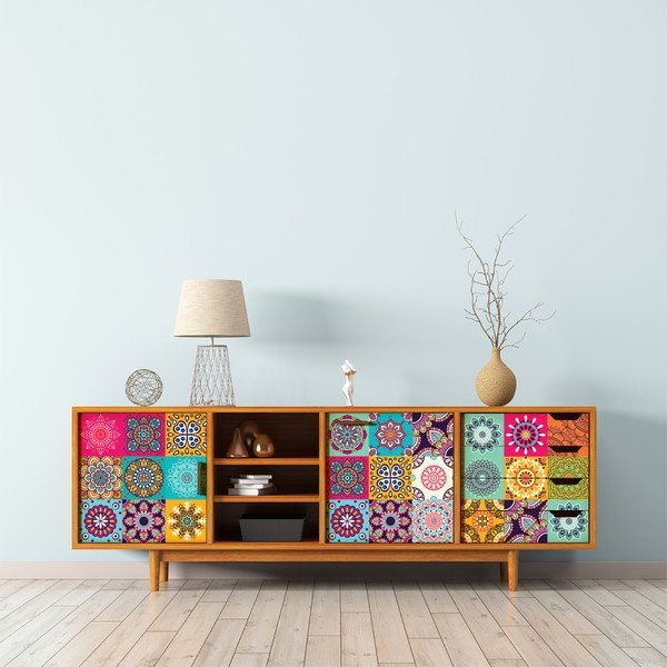 Set di 30 adesivi per mobili Piastrelle adesive per mobili Lopez, 20 x 20 cm - Ambiance