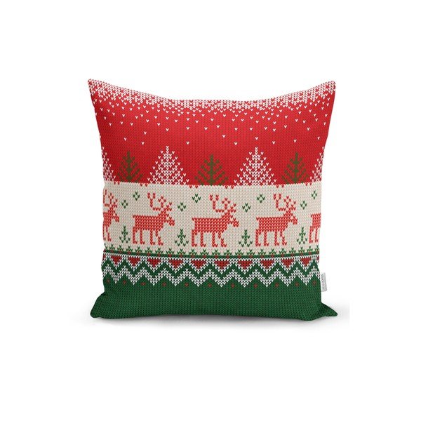 Set di 4 federe natalizie e runner da tavola Buon Natale - Minimalist Cushion Covers-image-4