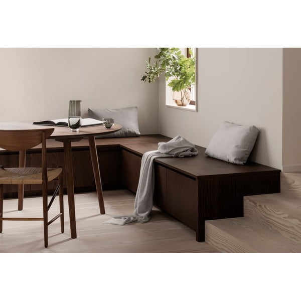 Copriletto in lana grigio chiaro Merino - Blomus-image-1