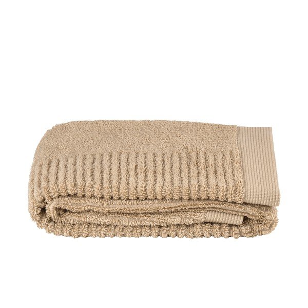 Asciugamano tipo terry beige in cotone 50x100 cm Classic – Zone