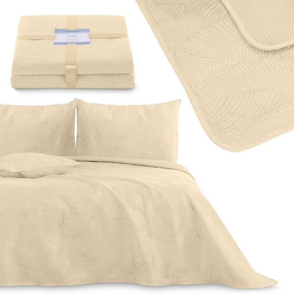 Copriletto beige 170x210 cm Palsha – Restilo-image-3