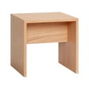 Tavolo pieghevole in legno di quercia Less, 40 x 40 cm - Hübsch