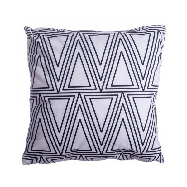 Cuscino decorativo bianco e nero 45x45 cm - JAHU collections