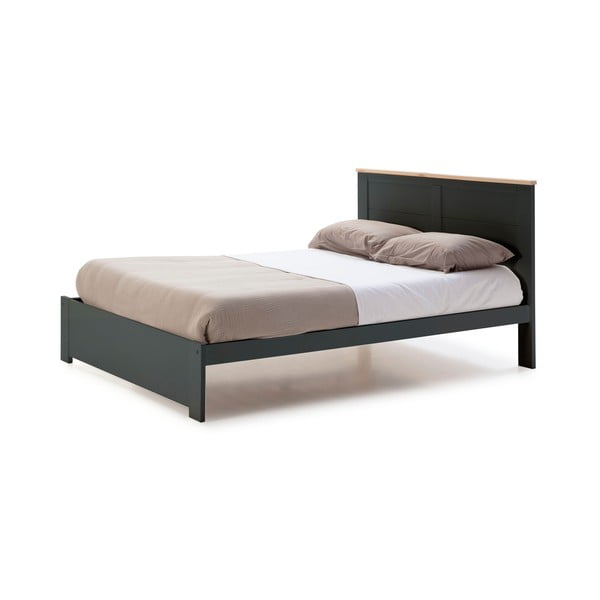 Letto matrimoniale antracite 140x190 cm Akira - Marckeric-image-3