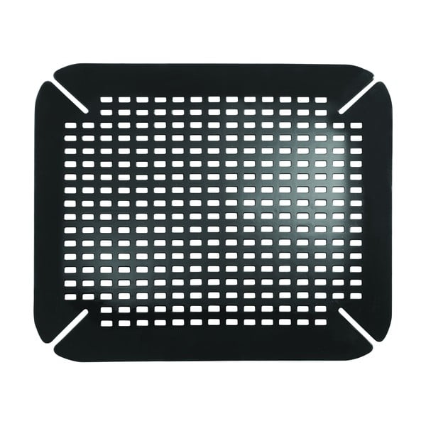 Tappeto per lavello nero , 35 x 41 cm Contour - iDesign