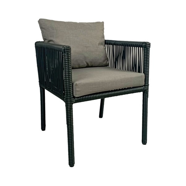 Set da pranzo da giardino in rattan grigio per 6 persone Vera 2 - Floriane Garden-image-3