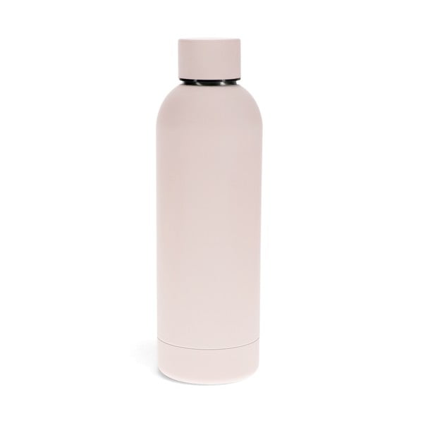 Bottiglia bottiglia da viaggio rosa chiaro in acciaio inox 500 ml – Rex London