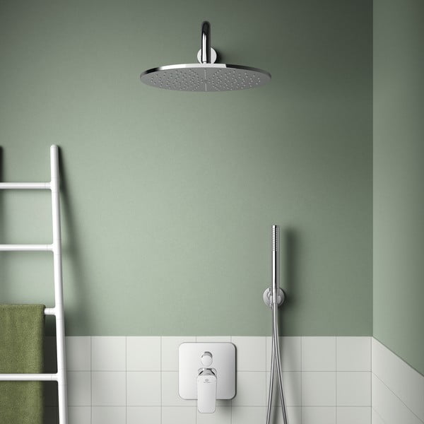 Rubinetto per doccia argentato effetto lucido Ceraplan - Ideal Standard-image-1