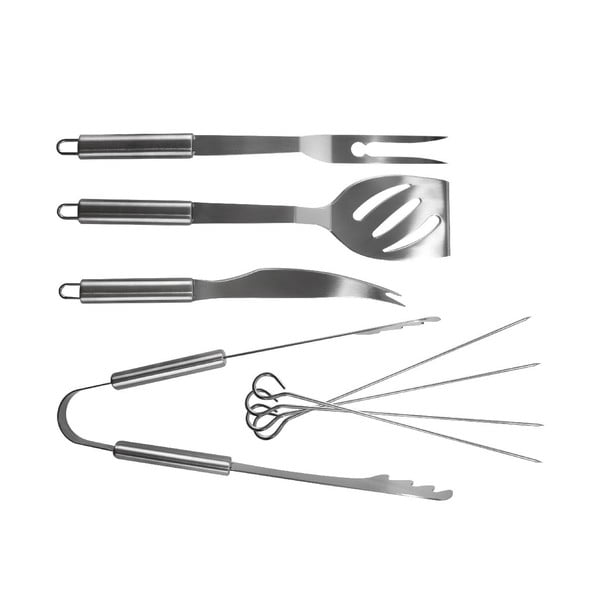 Set di 8 utensili per grigliare e custodia per grigliare, lunghezza 34,5 cm - Orion