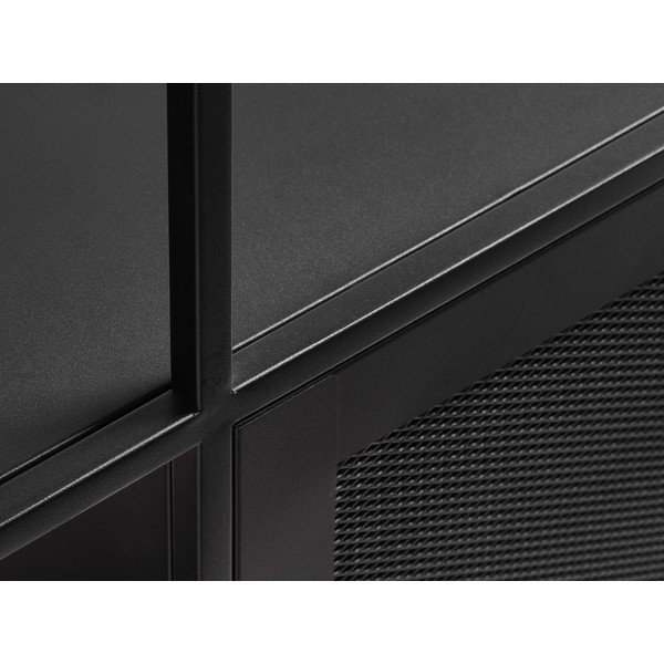 Libreria in metallo nero 80x180 cm Malibu - Unique Furniture-image-4