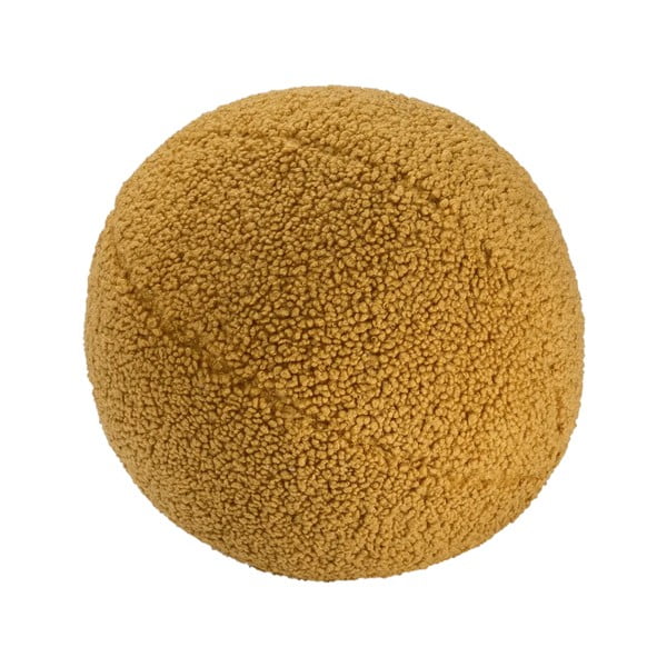 Cuscino per divano da bambini marrone con rivestimento in bouclé Ball – Wigiwama