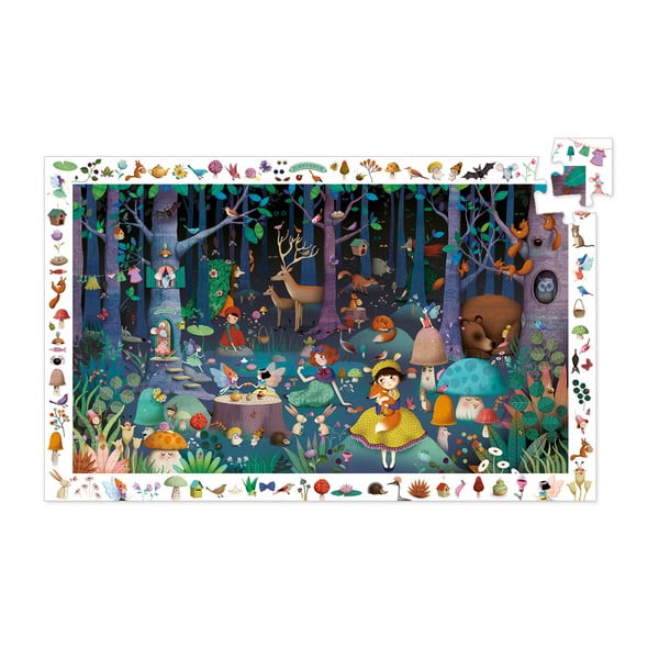 Puzzle Fairytale Forest - Djeco-image-3