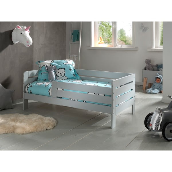 Letto Kid grigio, 70 x 140 cm Peuter - Vipack-image-1