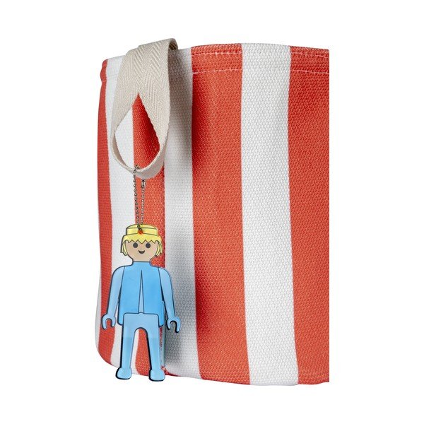 Cesto per giocattoli in tessuto rosso ø 30x28 cm Stripes - Playmobil-image-3