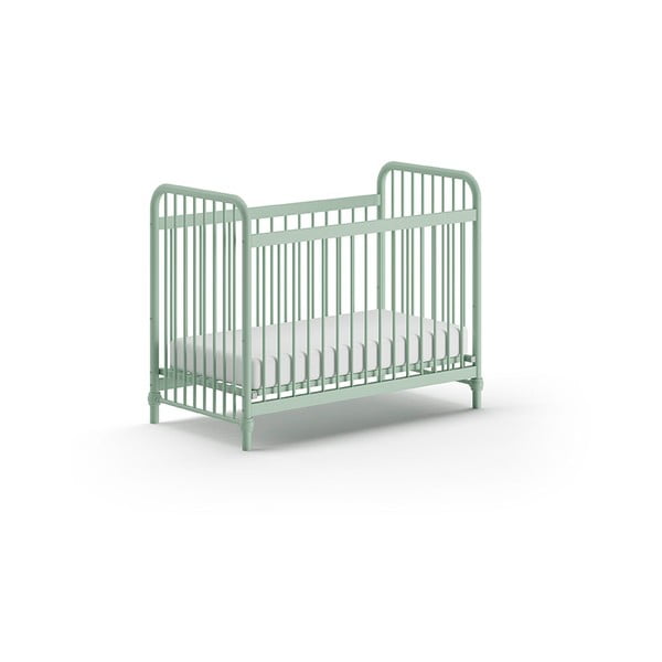 Lettino in metallo verde 60x120 cm BRONXX - Vipack-image-2