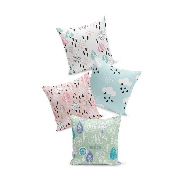 Set di 4 federe decorative Kids Nature, 43 x 43 cm - Kate Louise-image-1