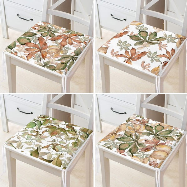 Cuscini di seduta in set da 4 40x40 cm Autumn - Mila Home-image-3